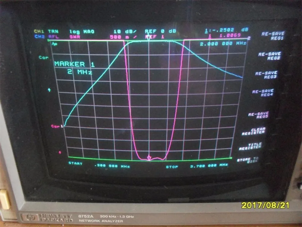 2 МГц BPF bandpass фильтр 200 Вт Мощность Коротковолновая полоса pass анти-помех улучшить