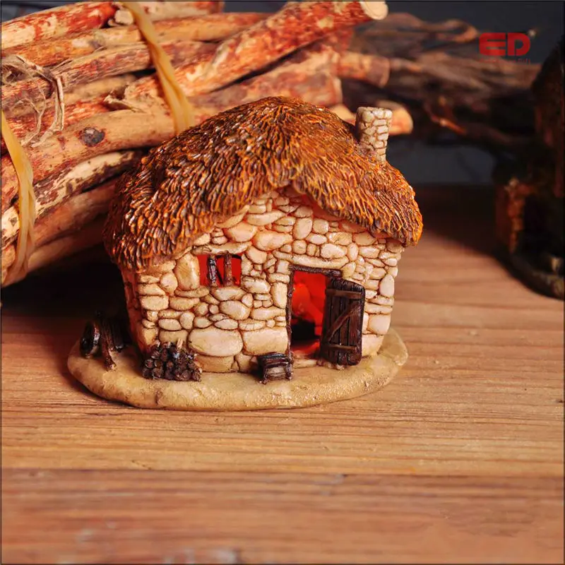 Коллекция на каждый день милый Мини Дом DIY Смола Фея Сад ремесло украшение