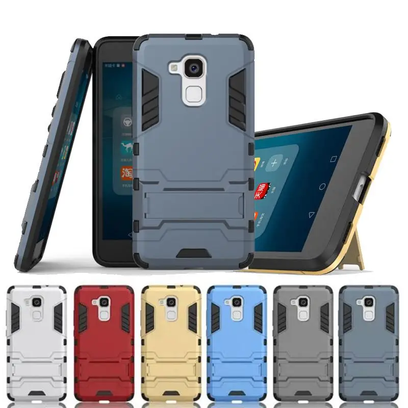Hybrid Armor Rugged Rubber Kickstand Case Cover for Huawei Honor 5C / 7 lite GT3 Gr5 MINI |