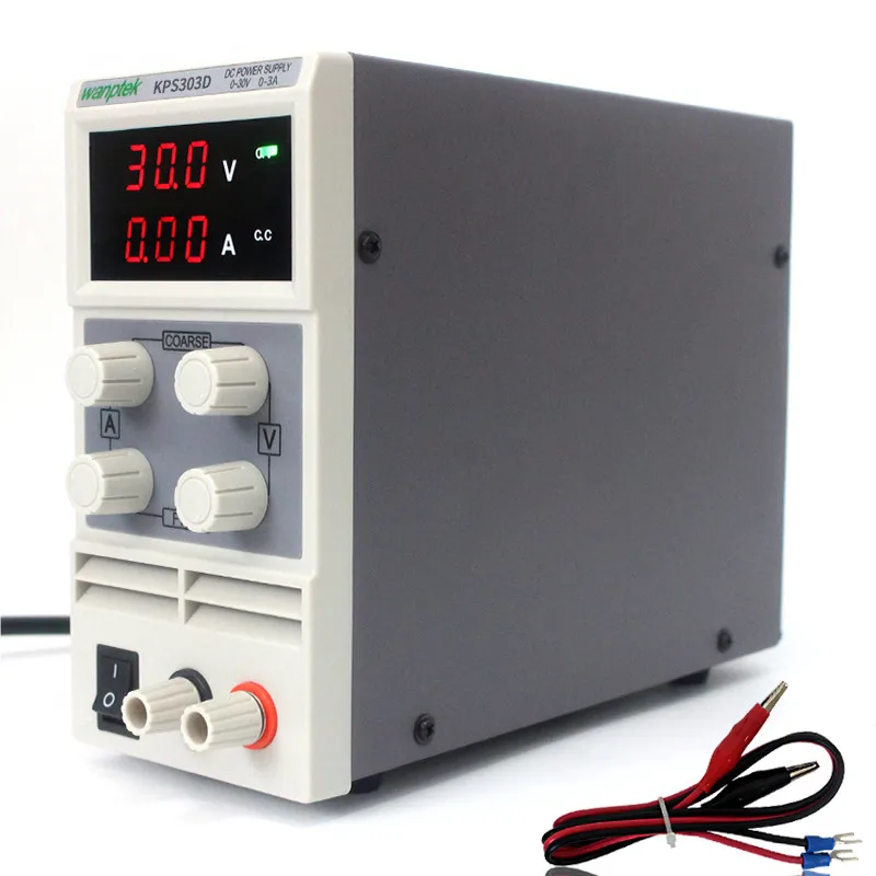 Mini Laboratório dc Fonte de Alimentação Ajustável Display Led Digital 30v 3a Interruptor Fonte Alimentação Alta Precisão Fonte Alimentação Equipamento de teste