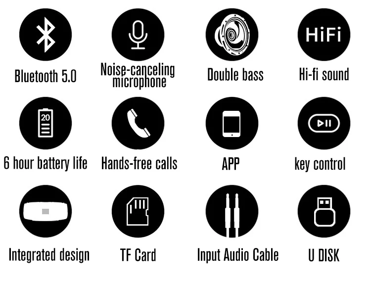 Nby 1050 портативный Bluetooth динамик fm-радио 3D стерео беспроводной громкий динамик большой HiFi Бумбокс Поддержка TF карта Aux USB диск TWS