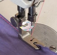 2pcs industrial sewing machine press foot flat car 3 2mm 18 crimping foot lengthening iron wrap presser foot