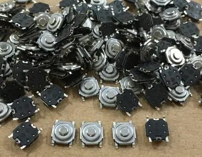YYT 100 шт. 4*4*1 5 сенсорный выключатель SMD button / micro liquid crystal 4 контактная