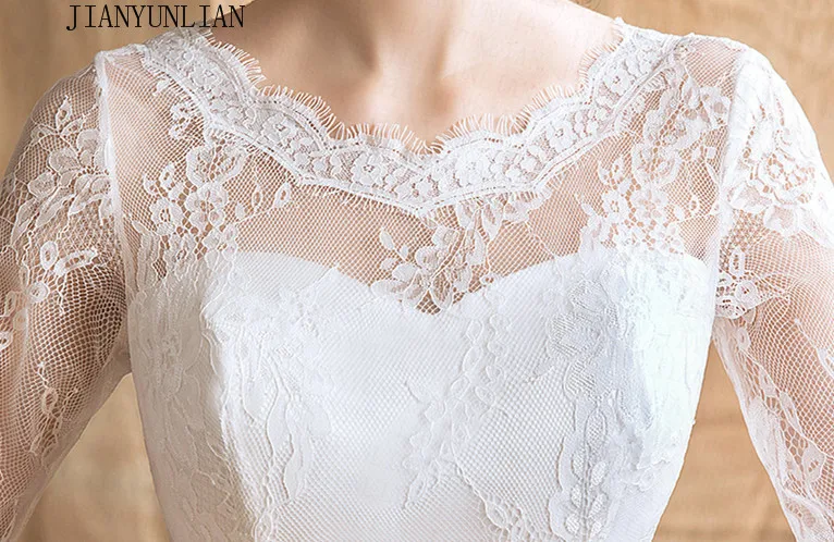 Free Shipping Lace Wedding Dresses Half Sleeve 2019 Plus Size Vintage Belt Bridal Gowns Organza Real Phot | Свадьбы и торжества
