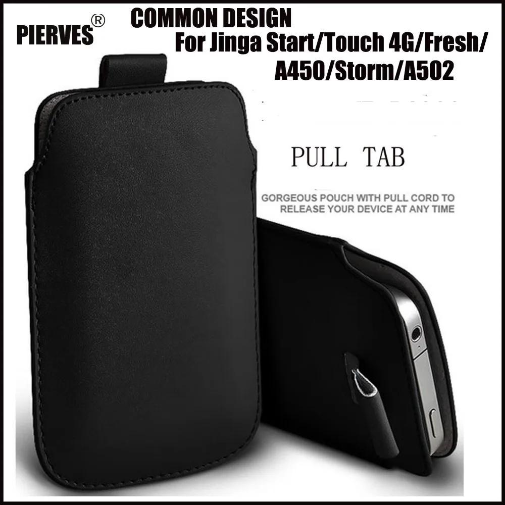 Чехол из искусственной кожи Casteel с общим дизайном для Jinga Start Touch 4G Fresh A450 Storm A502 Pull Tab