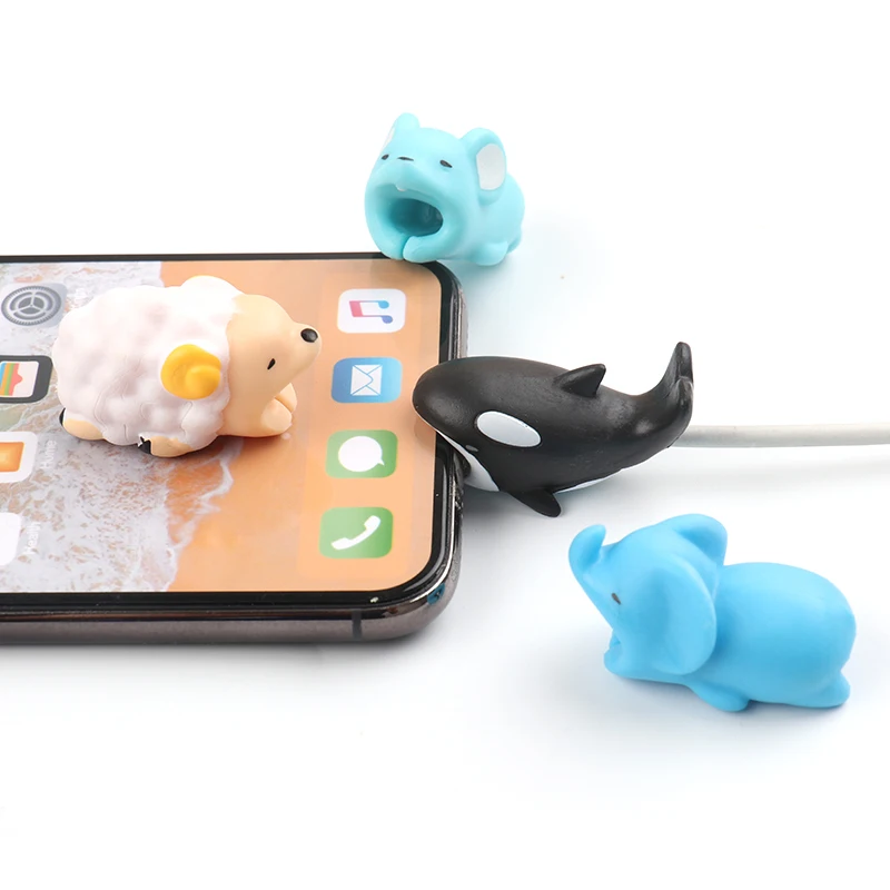 Новый кабельный chompers Clanic для iphone защита кабеля от укуса животных USB держатель