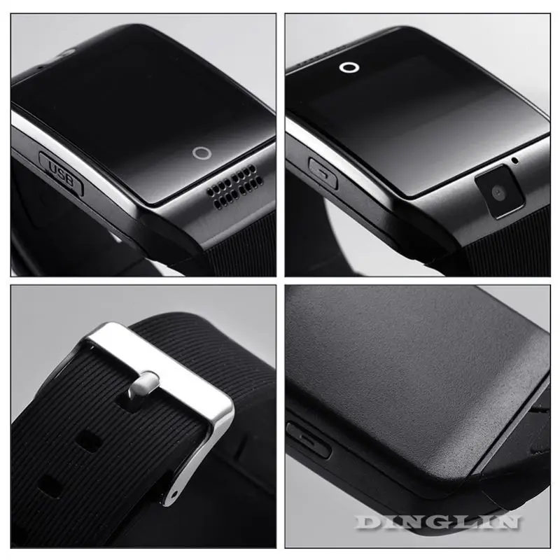Mtk6261d Q18 наручные Bluetooth smartwatch Камера Facebook WhatsApp синхронизации SMS MP3 Smartwatch Поддержка