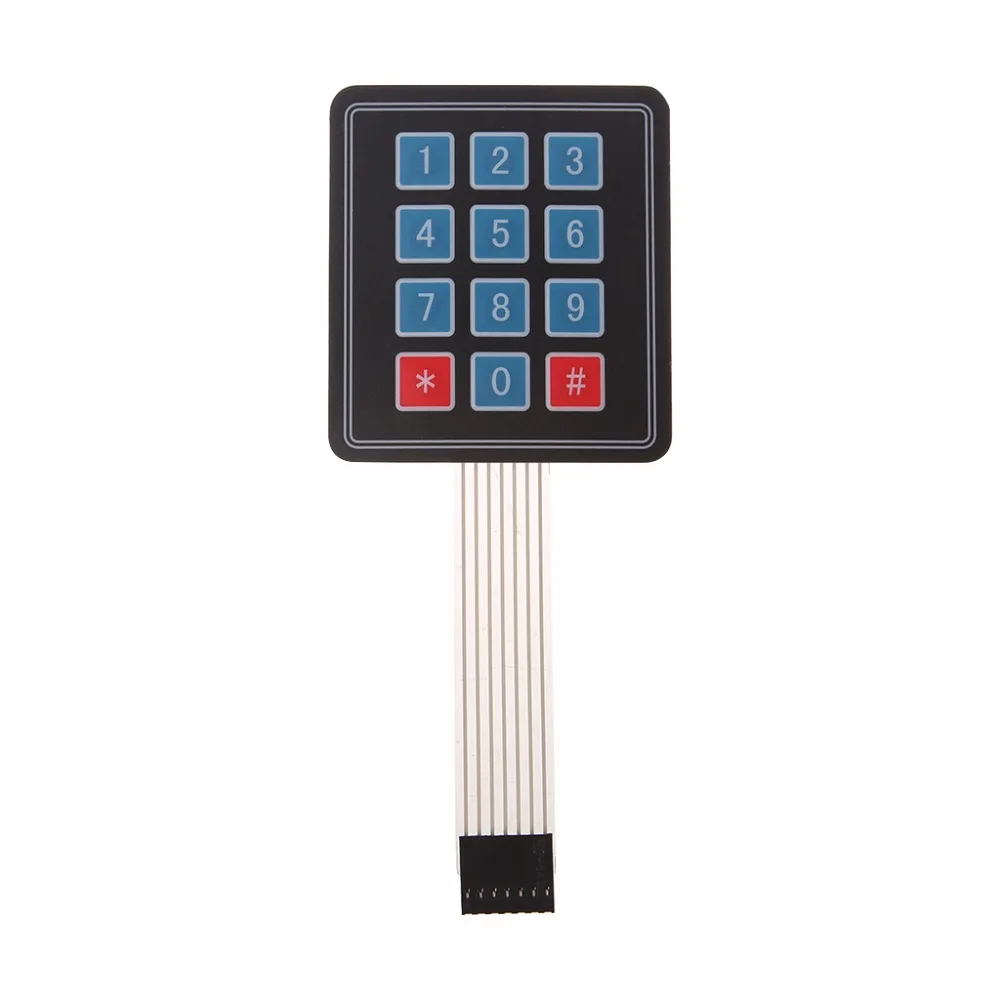 Matrix Array 12 Key Membrane Switch Keypad Keyboard For AVR 4 x 3 High Quality C26 | Компьютеры и офис
