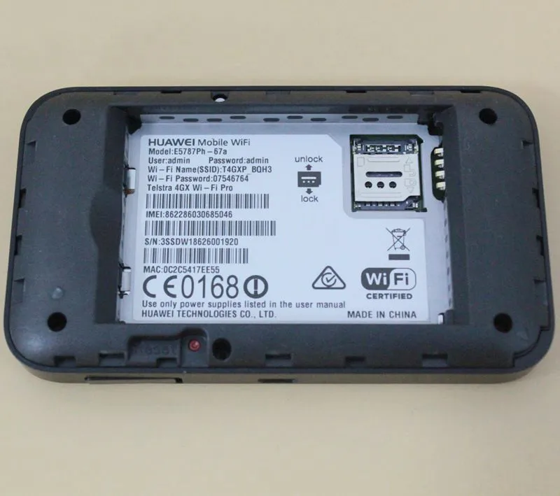Разблокированный Мобильный Wi Fi Hotspot Huawei E5787 E5787Ph 67a LTE Cat6 300 Мбит/с батарея 3000 мАч