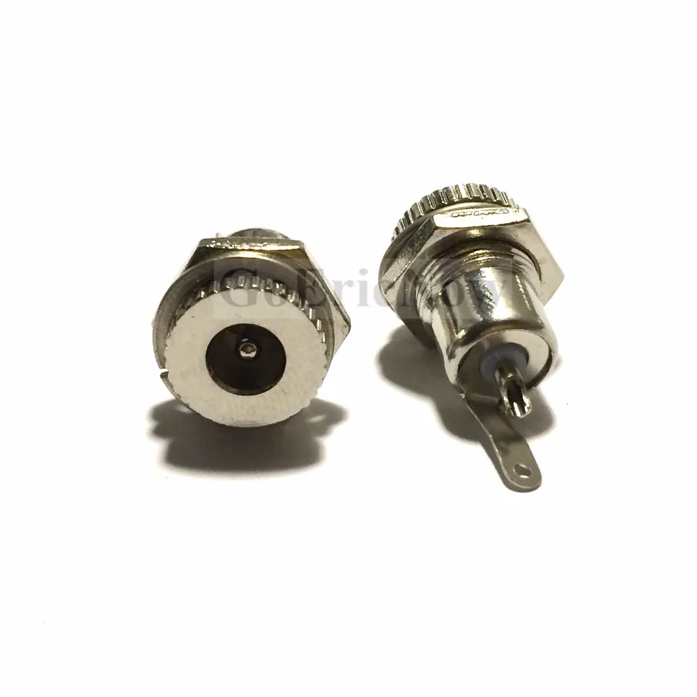 5 pcs 5.5 mm x 2.1mm/5.5 2.5mm DC Power Jack Socket Female Panel Mount Connector | Обустройство дома