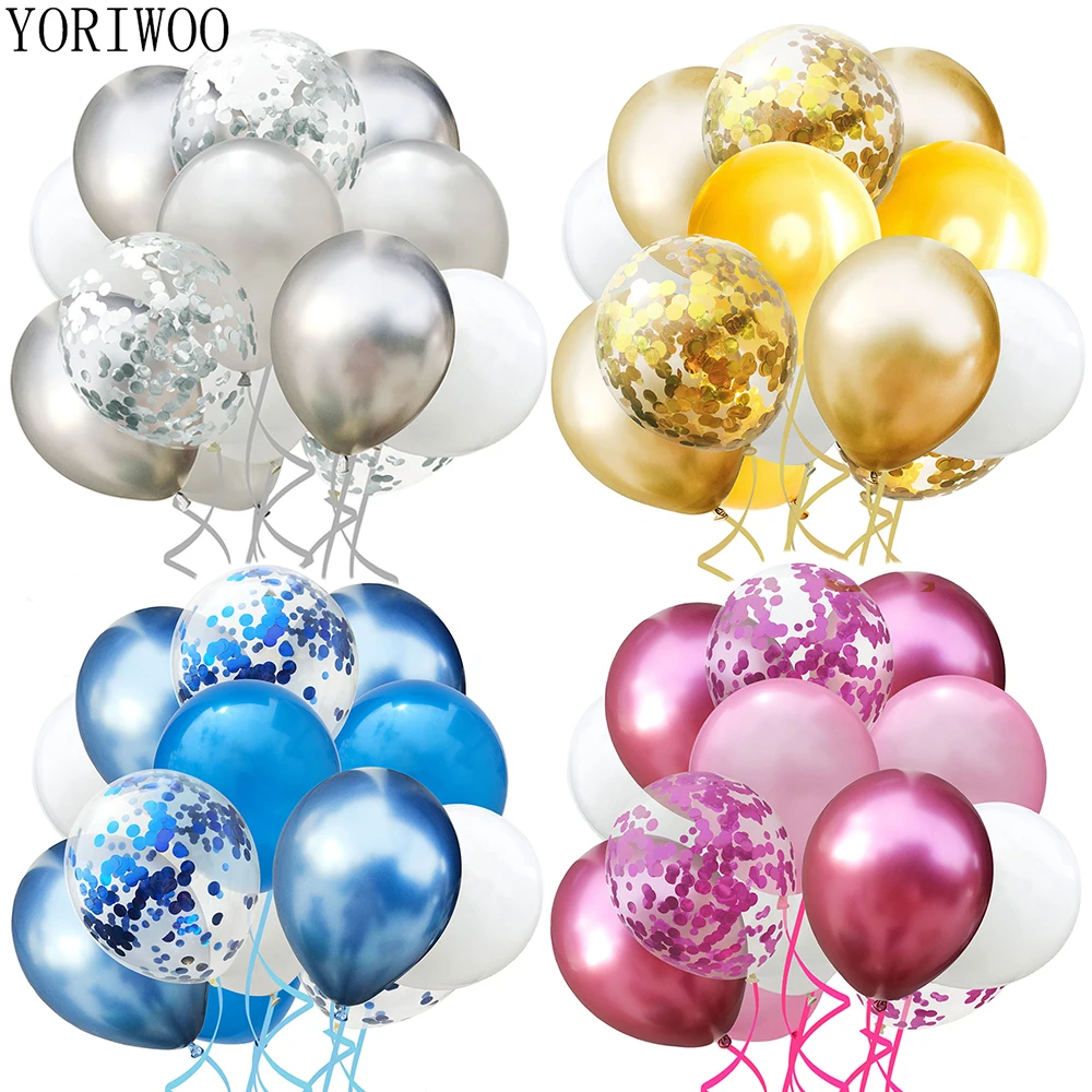 YORIWOO 20 шт. латексные конфетти для воздушного шара воздушный шарик украшения дня