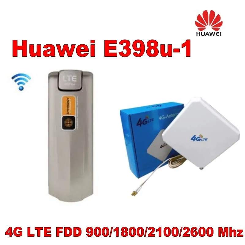 Новый Модем Huawei E398u 1 4G LTE карта скорости для серфинга 100 Мбит/с внешняя антенна e398u