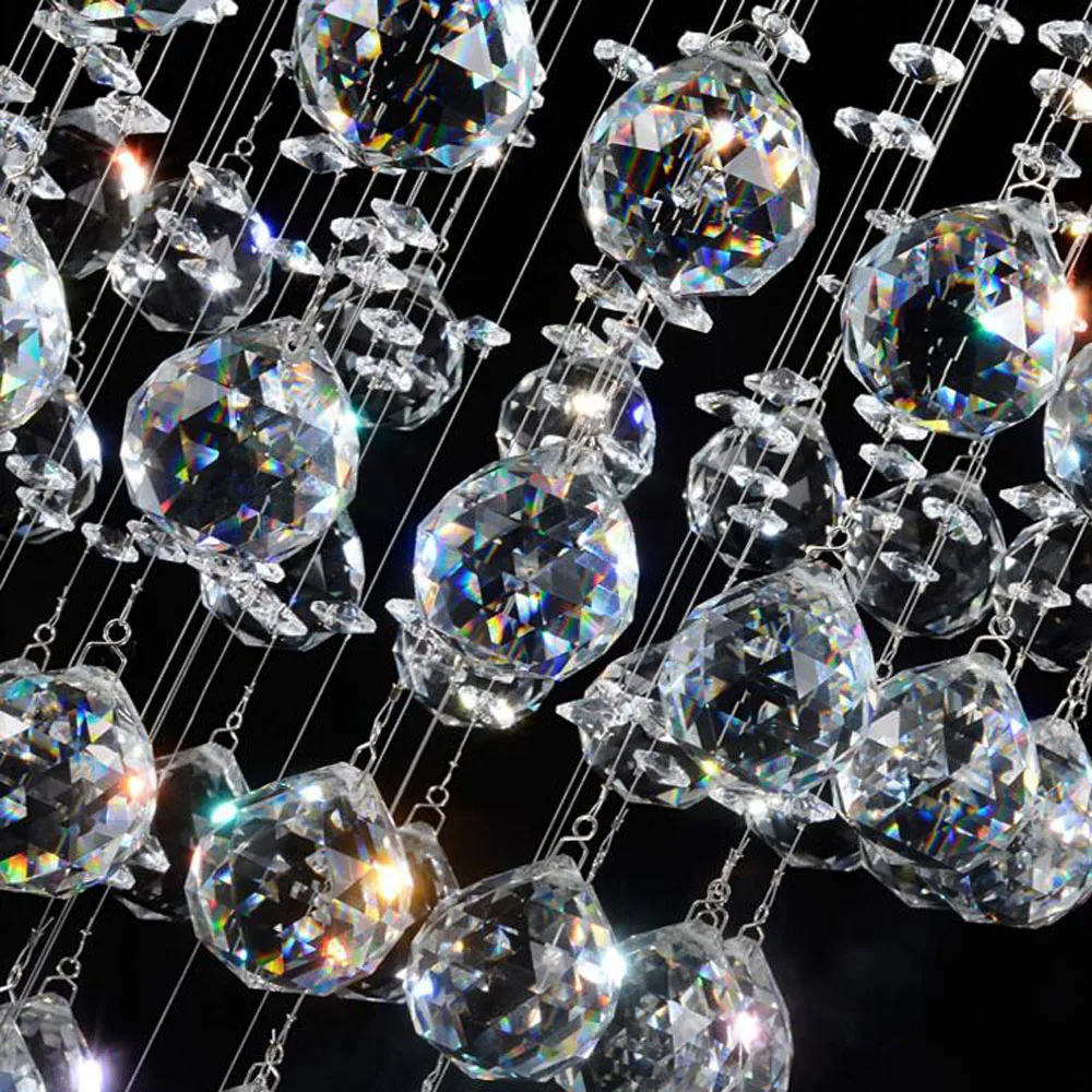Globes светильник для спальни гостиной светодиодный потолочный с кристаллами