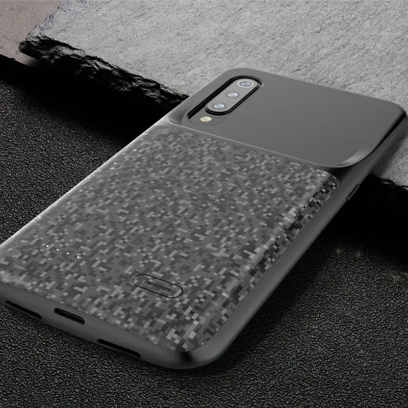 black Чехол для аккумулятора Xiaomi mi 9, 4700 мАч, чехол для зарядного устройства, чехол для смартфона, внешний аккумулятор для Xiaomi mi 9, чехол для аккумулятора mi 9 Capa - Цвет: black