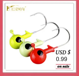 Рыболовные крючки Hennoy, 5 шт./партия, 1,75 г, 2,5 г, 3,5 г, 5 г, 7 г, 10 г, 12 г, 14 г, светящиеся в темноте, свинцовые крючки