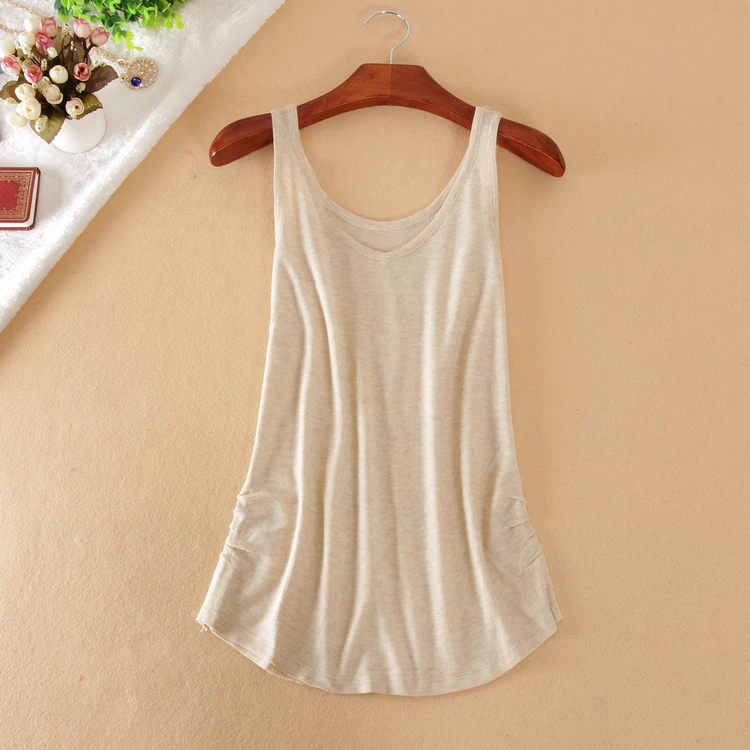 Топы на бретелях весна лето хлопок белье топики женские трикотажные джемпер без рукавов жилет