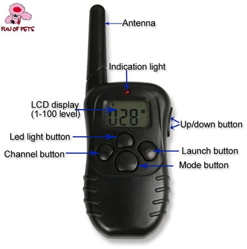 2017 высококачественный электронный ошейник для собак пульт дистанционного