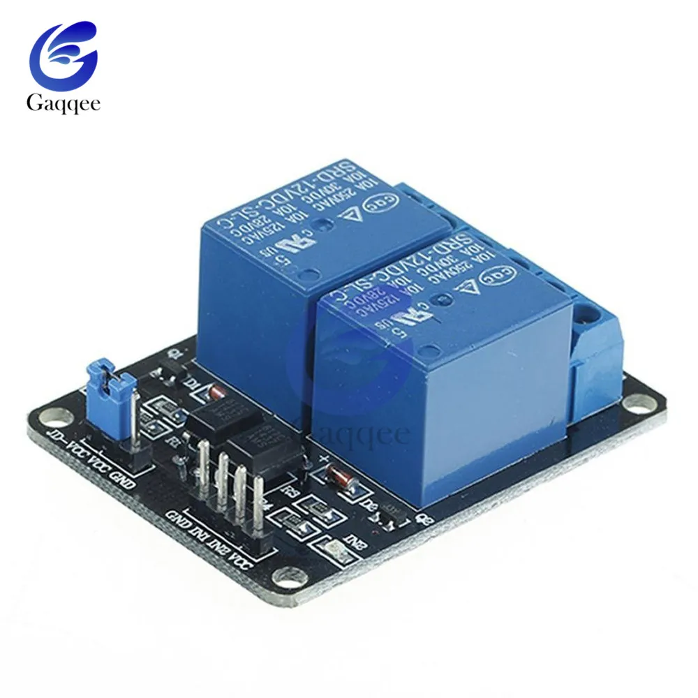 DC 5V 2 канальный релейный модуль с оптомуфтой-изолированный для Arduino Raspberry Pi MEGA 2560 DSP