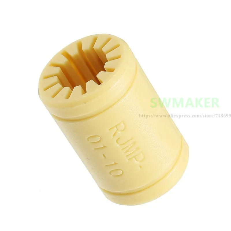 1pcs LM10UU Solid Polymer Linear Bearing RJMP-01-10 10x19x29mm For 3D Printer CNC Tool Mechanical Hardware Durable | Компьютеры и офис