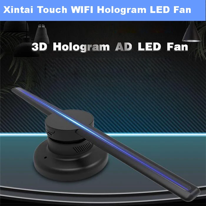 Xintai Touch 42 см 3D WIFI голограмма рекламный светодиодный вентилятор дисплей