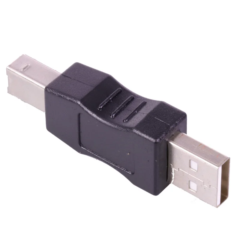 100 шт./лот USB 2 0 A-Тип штекер к B-Тип A на B M/M Соединительный адаптер конвертер |