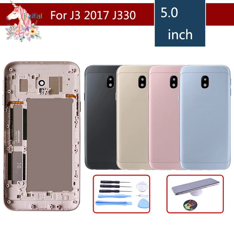 Крышка батарейного отсека для Samsung Galaxy J3 2017 Pro J330 J330F pro | Мобильные телефоны и