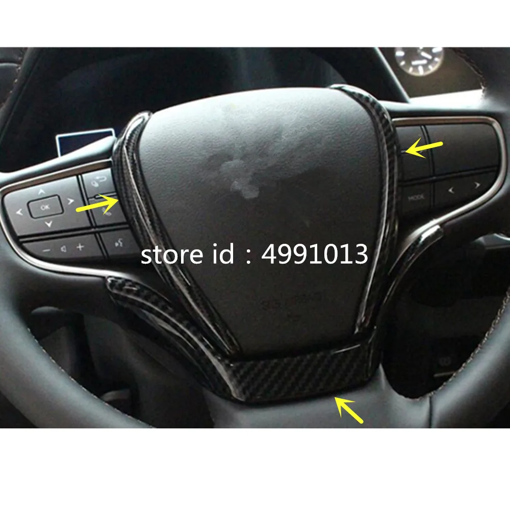 Ручка для автомобиля стайлинга ABS серебро/карбоновый руль набор отделки салона