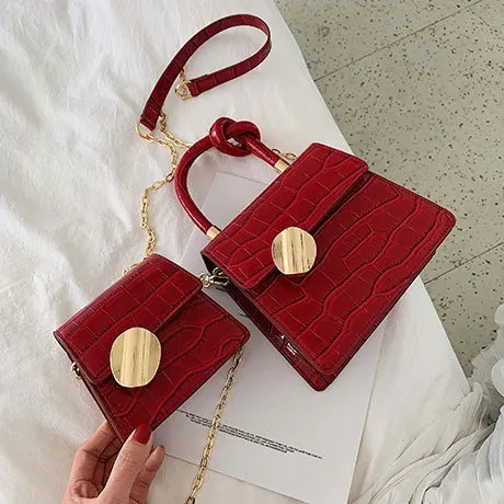 Small Red Известная брендовая люксовая дизайнерская женская сумка через плечо для женщин кожаные сумки Sac основная Женская сумка через плечо - Цвет: Small Red
