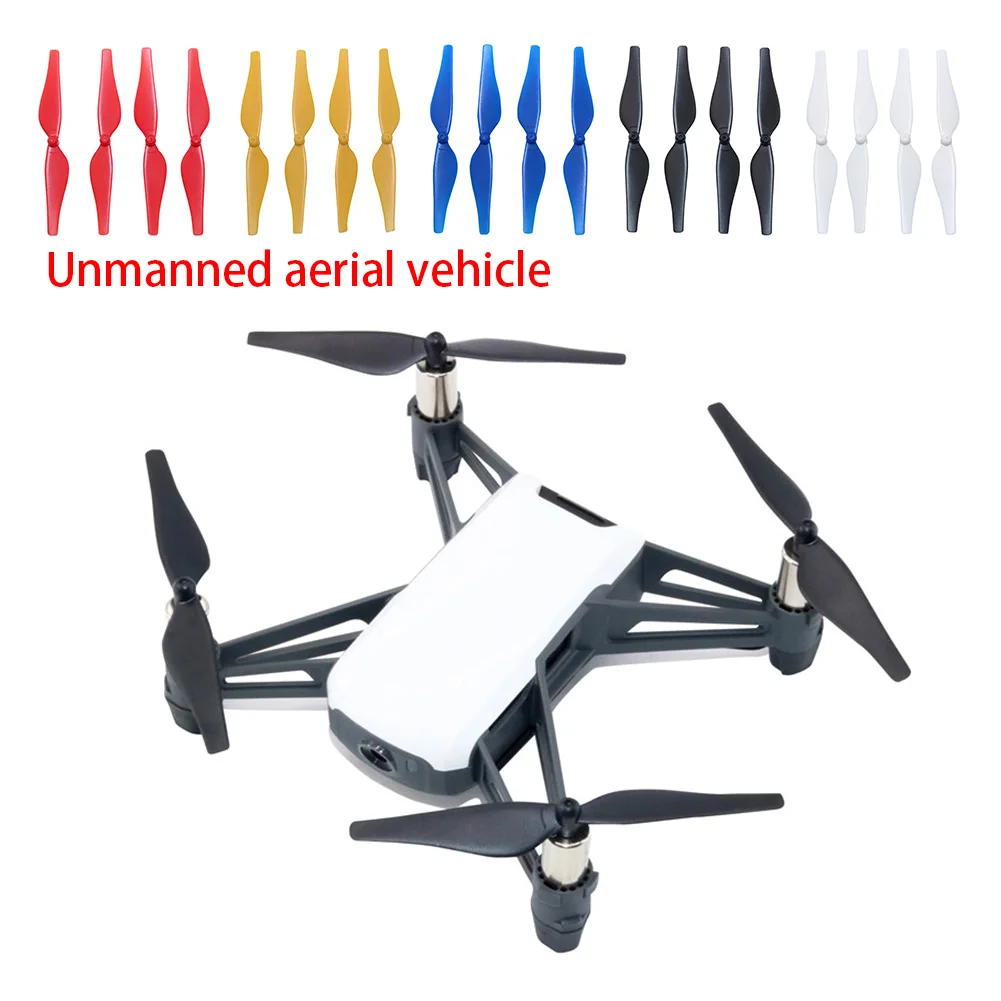 4pcs/lot Colorful ABS plastic Propellers For Tello Drone Blade Accessories | Электроника