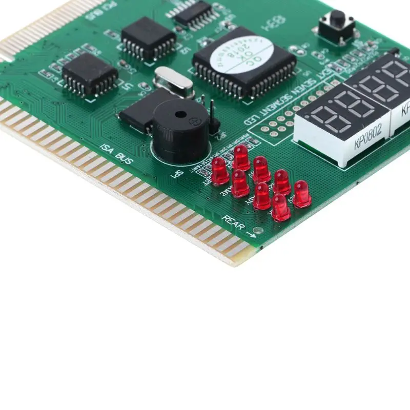 For 4Digit PC Computer Diagnostic Card Motherboard Mainboard POST Tester PCI ISA Dropshipping | Компьютеры и офис