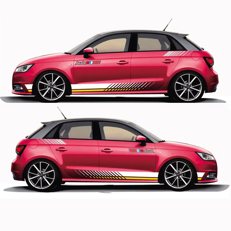 Автостайлинг TAIYAO Спортивная Автомобильная наклейка для Audi A1 30 TFSI Sportback S Line Mark