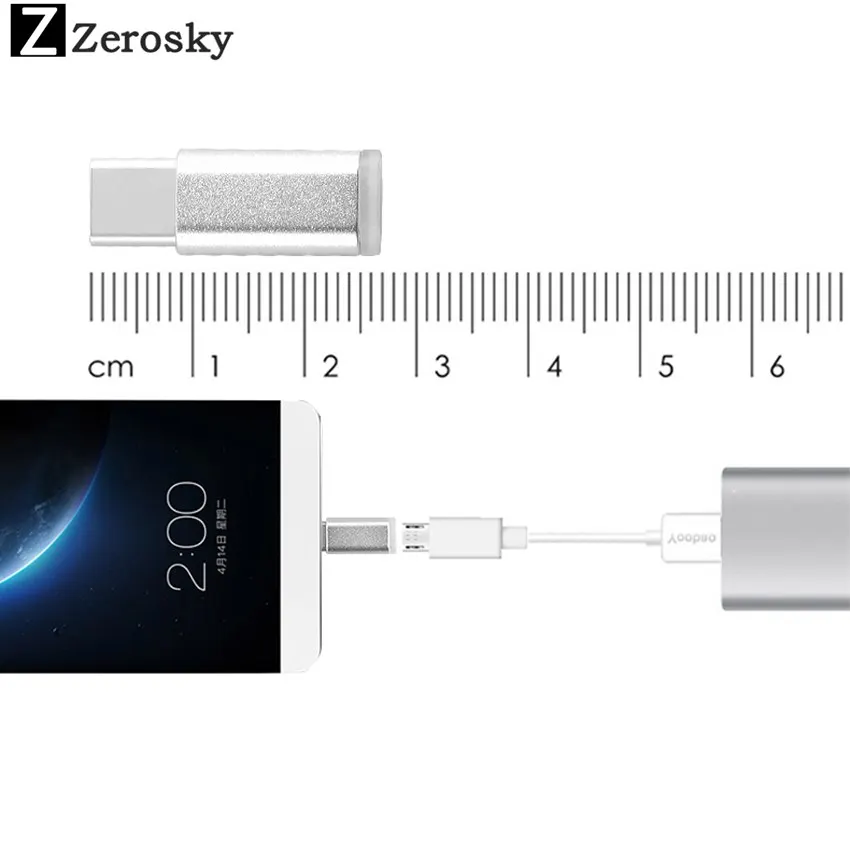 Zerosky USB адаптер Type C к Micro OTG конвертер для Macbook One Plus 5 LG G5 Xiaomi|micro usb c adapter|otg adaptermicro to |