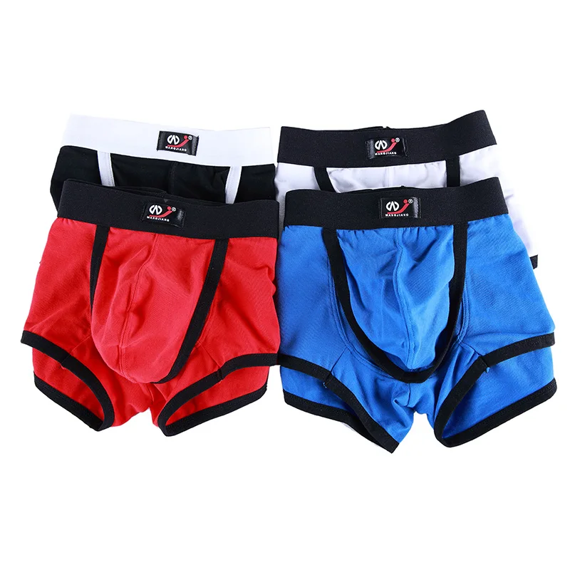 WJ сексуальное мужское нижнее белье Cueca Masculina Боксеры Шорты Нижнее белье Homme нижнее белье для мужчин Слип Homme хлопковое нижнее белье шорты для мужчин