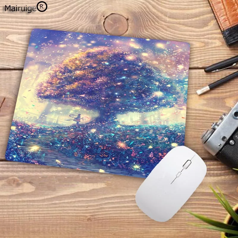 Коврик для мыши Mairuige с рисунком дерева игровой коврик из натурального каучука
