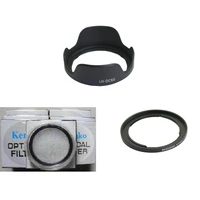 3 in 1 67mm metal lens adapter uv lh dc60 lens hood for canon sx20 sx30 sx40 hs fa dc67a