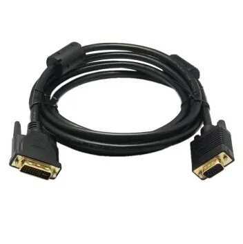 DVI I (24 + 5) к VGA D SUB 15PIN штырь кабель адаптера 0 3 м/1 5 м/3 м/5 м для демонстрации