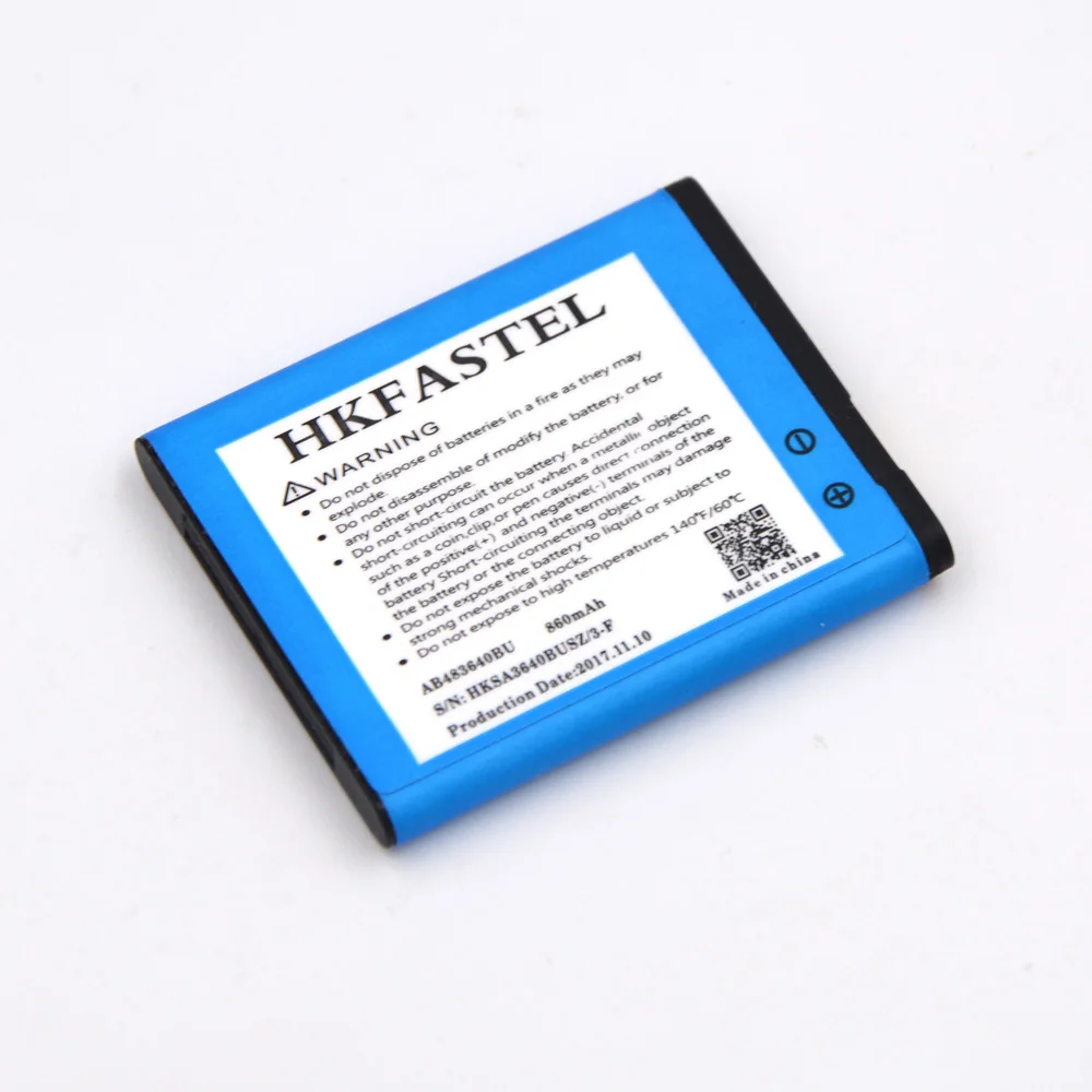HKFASTEL AB483640BU Батарея для samsung J600 J608 J218 B3210 C3050 E740 E748 F110 F118 F619 G618 SL-M608 мобильного телефона батарейки