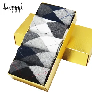 Мужские хлопковые носки, классические дышащие мужские носки со стразами, антибактериальные Дышащие носки, 5 парЛот, без коробки