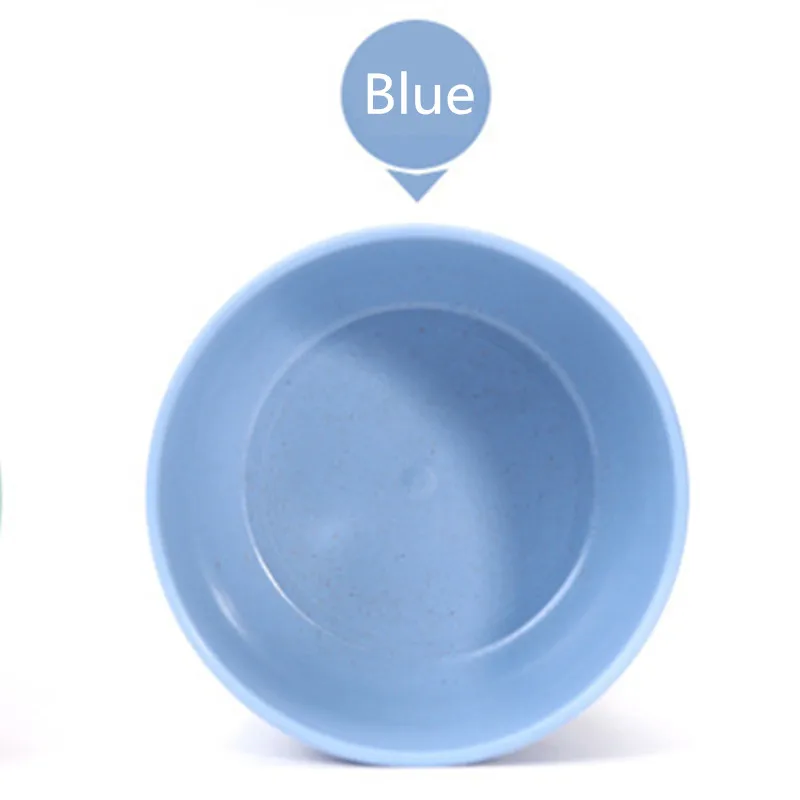 blue Кухонные принадлежности XUNZHE, 4 цвета, 11,5 см* 6,3 см, Японская чаша из пшеничной соломы, пластиковая чаша для детской кухни - Цвет: blue