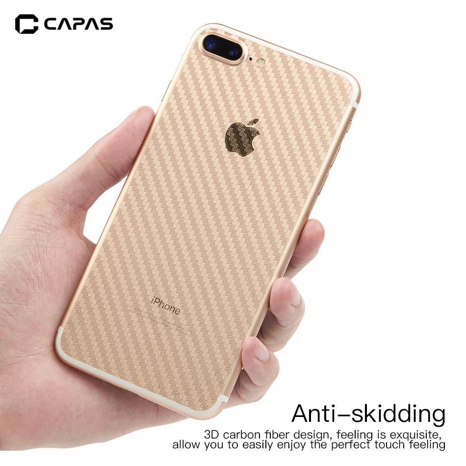 3 шт. для Lenovo K5 Pro углеродное волокно зернистая задняя пленка 3D Прозрачная