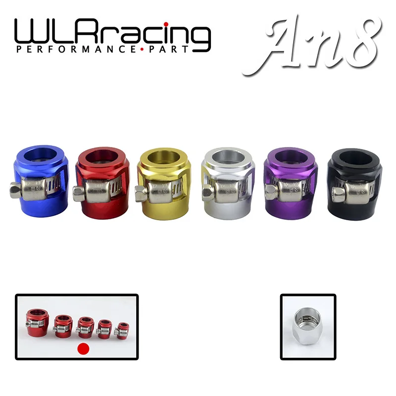 WLR RACING AN 8 AN8 синие и черные зажимы для топливного шланга Finisher Hex Finishers SL1209 08 031|an 8|an8
