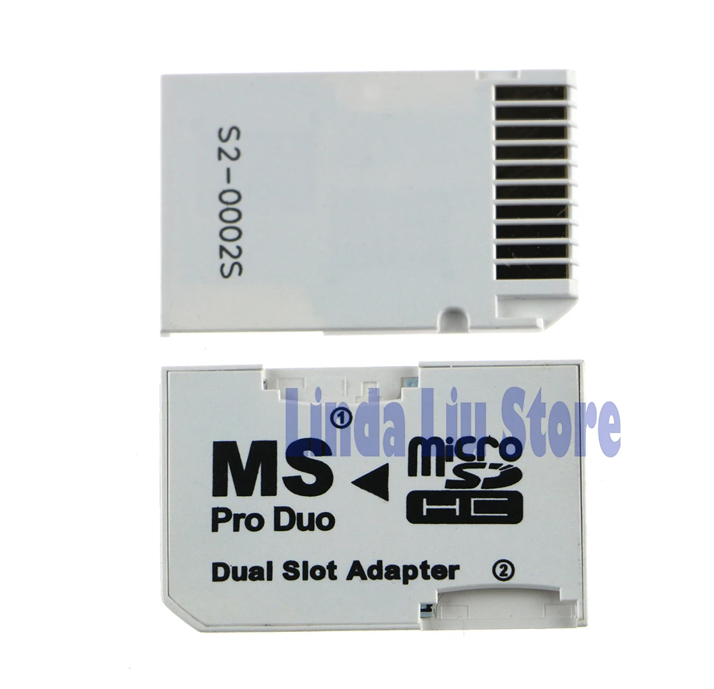 Chengdianwan 30 шт./лот двойной слот Micro SD TF для MS Memory Stick Pro Duo адаптер PSP1000 2000 3000 psp 1000 3000|tf
