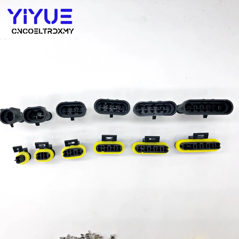 Суперуплотнительный разъем AMP Tyco 1 5 комплект 1/2/3/4/5/6 Pin водонепроницаемый женский