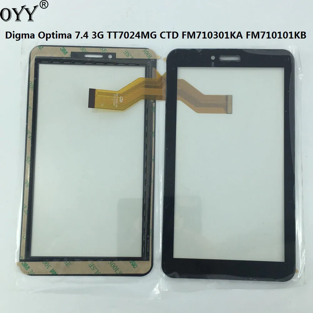 Сенсорный экран для Digma Optima 7 4 3G TT7024MG CTD FM710301KA FM710101KB внешний емкостный стеклянный