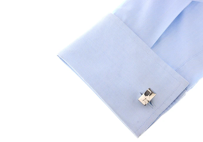 Мужские Запонки iGame серебристые запонки с прямоугольным дизайном | Украшения и