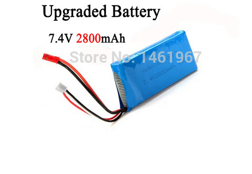 Обновление! 7 4 V 2800mAh Li po батарея для Wltoys L959 RC автомобиля|li-po battery|7.4v 2800mah batterybattery for rc