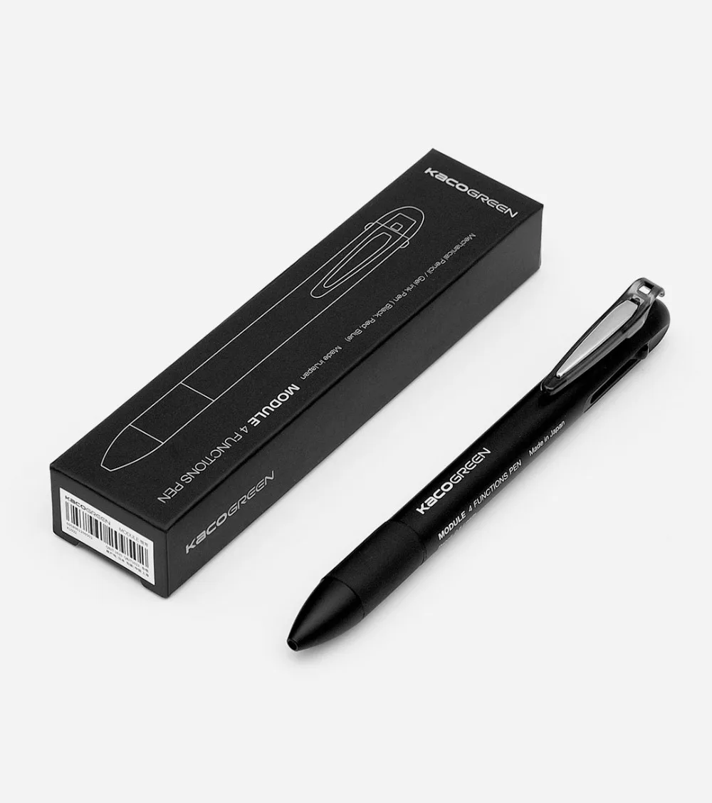 Andstal Xiaomi KACO 4 в 1 многофункциональные ручки 0,5 мм черный синий красный стержень сменный гелевый карандаш механический карандаш японские чернила для офиса и школы