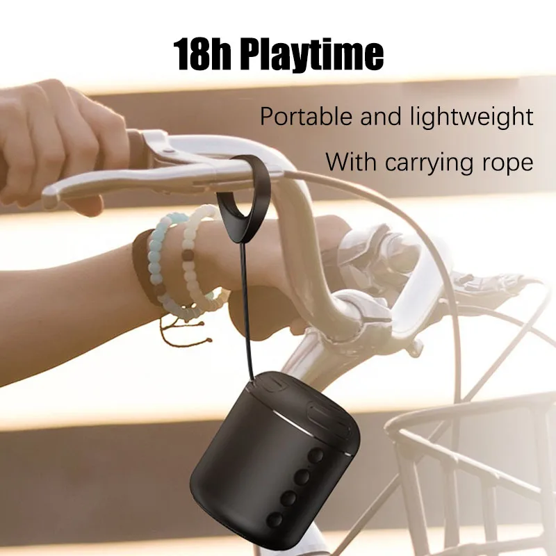 Мини портативные беспроводные колонки Bluetooth Колонка бас стерео сабвуфер Handsfree TF