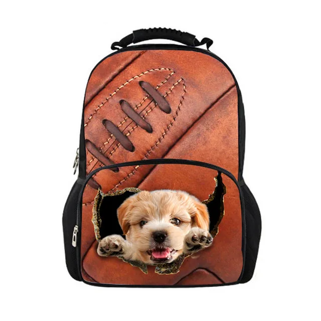 

Noisy Designs Boys School Bags Animal Cute Dog Printed Schoolbag for Children Teenager Bookbag Kids Bolsa Infant Backpack Male