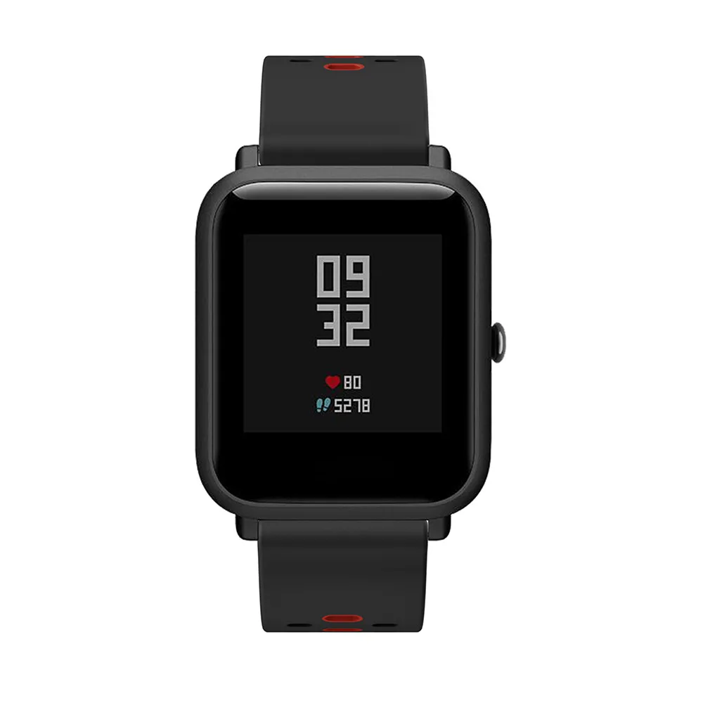 20 мм силиконовый ремешок для Xiaomi Huami Amazfit Bip Youth Edition Смарт-часы сменный ремешок спортивный дышащий браслет ремень